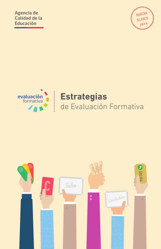 Estrategias de evaluación formativa